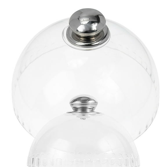 TINKSKY 2pcs Cake Dome Cover Plastic Round Display Food for Catering Industry