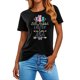 thumbnail image 2 of Mujeres Manga Corta de Verano Tops Pascua Impresa Cuello Redondo, Blusa de Moda Casual para la Primavera, 2 of 5