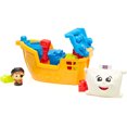 Mega Bloks First Builders Pirate Ship Pat Boat Toy