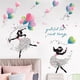 thumbnail image 4 of De Pegatinas De Pared De Niña Bailando, Pegatinas Decorativas Impermeables De Pvc, Flores De Hadas, Mariposas, Pegatinas De Pared Para Sala De Estar, Dormitorio, Habitación De Niños4 Piezas Noticed HA017637-00, 4 of 7