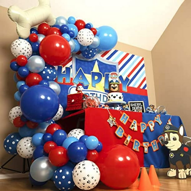 Kit de Guirnalda de Globos de Paw Patrol SHERYL DECOR 110 Piezas 4 Tamaños