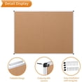 thumbnail image 3 of Cork Bulletin Board/Foldable Noticeboard X es Silver Aluminium Frame, 3 of 6