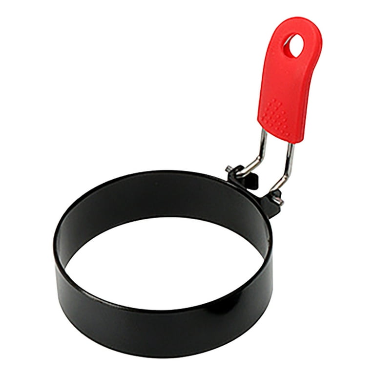 Anuirheih Egg Ring, Egg Pancake Maker Mold, Stainless Steel Non Stick Circle Shaper Egg Rings, Kitchen Cooking Tool for Frying Egg Mcmuffin