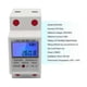 thumbnail image 2 of Single Phase Din-rail Energy Meter 5-80a 220v 50hz Electronic Kwh Meter With Lcd Backlight Digital Display Ddm15sd, 2 of 5