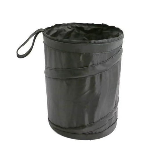 Black Portable Car Trash Can Foldable Multifunctional Foldable Car Home Storage Bag