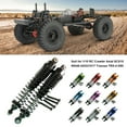 thumbnail image 1 of mmirethe 2x Metal Adjustable Oil Filled Shock Absorber Damper For 1/10 AXIAL SCX10 AXIAL SCX10 Metal Adjustable Oil Filled Shock Titanium 1Set, 1 of 6
