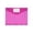Hot Pink, variant on Niriyo 11-Hole Transparent Binder Pocket with Hook and Loop Closure, Expandable Plastic Folder for 2/3/4 Ring Binders, Document Organizer with Label Holder, Blue