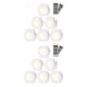 thumbnail image 2 of Bearachild Luces LED Gabinete Luz Control remoto inalámbrico Luz nocturna inalámbrica Gabinete interior Herramienta de iluminación 6 Stück und 2 Kontrollen 2piezas, 2 of 6
