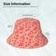 thumbnail image 3 of Balery Red Pretty Flowers Sombreros para el sol para hombre y mujer, sombrero de pescador con UPF 50+, 3 of 6
