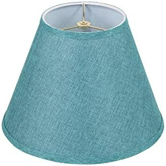 32078, Transitional Empire Shape Spider Construction Lamp Shade, Teal, 6" Top x 12" Bottom x 9" Slant Height$$Tools & Hardware Other