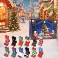 thumbnail image 3 of 12 Day Festive Countdown Socks Advent Calendar Set For Holiday Celebration With Unique Themed Designs As Year, 3 of 6