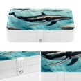 thumbnail image 4 of Whale Portable PU Leather Travel Organizer with Removable Compartment - Necklace and Jewelry Organizer Box, 4 of 6