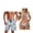 Blue Palm Leaves, variant on Garronmavis Couples Swimwear Matching Set Lemon Butterfly Women Triangle Bikini Set Drawstring Side Tie Bathing Suits and Mens Swimming Shorts Breathable Swim Trunks