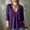 Purple women's flowy blouses a1, variant on thefmos Women's Fall V Neck 3/4 Sleeve Pleated Flowy Blouses Casual Dressy Tops Solid Basic Pullover for Work Vacation Fashion Clothes, Army Green XL