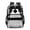 Black, variant on Transparent Backpack Heavy Duty See-Through Daypack With Adjustable Shoulder Straps & Mesh Side Pockets Clear Bag For Travel Sports(Black-44Cm)