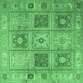 thumbnail image 1 of Ahgly Company Indoor Square Persian Emerald Green Traditional Area Rugs, 3' Square, 1 of 4