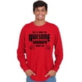 thumbnail image 5 of What An Awesome Grandpa Looks Like Men's Long Sleeve Tee T Shirt Brisco Brands X, 5 of 6