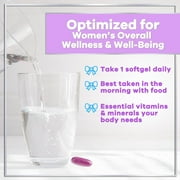 Multivitamin For Women - Complete Daily Womans Multivitamins with Biotin, Calcium, Folic Acid, Iron, Zinc, Vitamin A, C, D, E & B Vitamins, Womens Hair Skin and Nails Supplements - 120 Softgels