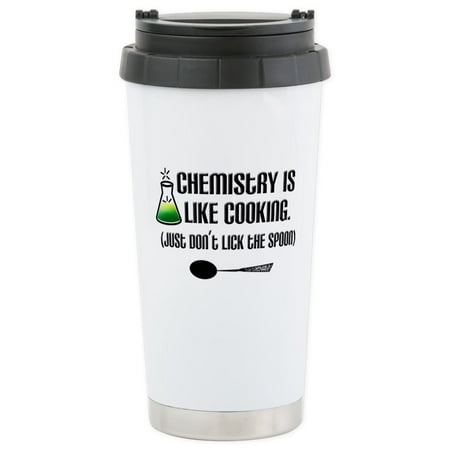 CafePress - Chemistry Cooking Stainless Steel Travel Mug - Stainless Steel Travel Mug, Insulated 16 oz. Coffee