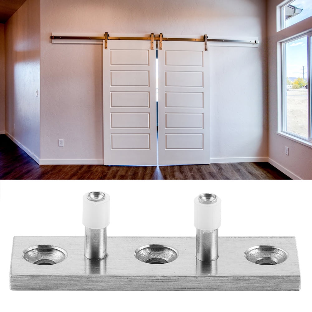 ACOUTO Barn Door Roller Guide,Sliding Door Floor Guide,Household 304 Stainless Steel Floor Roller Guide Hardware Fittings for Sliding Barn Door