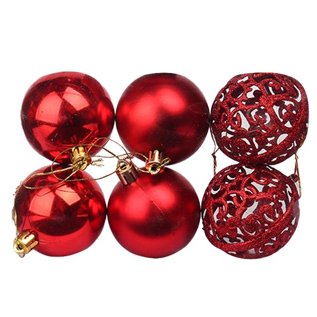 Bolas de adorno para árbol de Navidad con decoración Laklulu