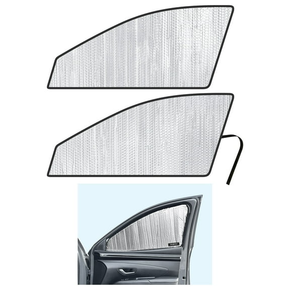 Yellopro Auto Side Window Front Seat Sunshades for 2022-2025 Hyundai Santa Cruz Pickup (Set of 2)