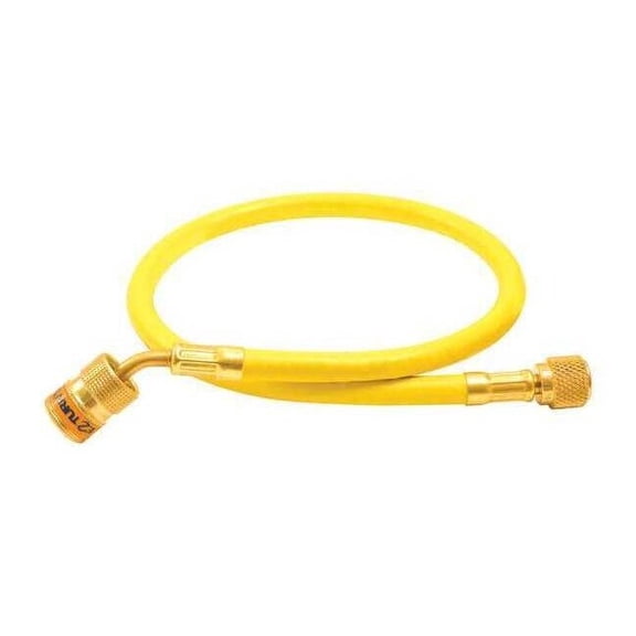 Uniweld Manifold Hose Yellow 60 in CFC HCFC HFC R410 Ez-Turn Anti-Blowback 93012