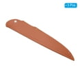 thumbnail image 3 of Uxcell 14" PU Leather Chef Knife Sheath Cover Sleeves Knives Edge Guard, Brown 3 Pack, 3 of 6