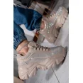 thumbnail image 4 of Tenis Sneakers Sport con BrillosCasual para Mujer Dale Beige, 4 of 4