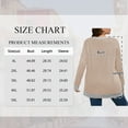 thumbnail image 2 of LANREMON Womens Tops Long Sleeve Shirts for Women Plus Size Womens Clothes Fall Tops for Women Basic Crew Neck Tops for Women Winter Khaki 3XL, 2 of 8