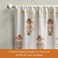 Half Kitchen Cotton Curtains for Small Windows, Bathroom and Cafe Hand