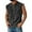 Black, variant on WTOBBY Men's Summer Solid Color Combination Sports Buttons Pocket Vest Casual Sleeveless Quick-Drying Design Lightweight For Fitness Activities Beach Running Comfortable Wear,Dark Gray M