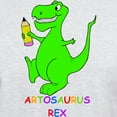 thumbnail image 3 of CafePress - Artosaurus Rex Light T Shirt - Men's Classic Graphic T-Shirt, 3 of 4