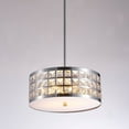 thumbnail image 5 of Pasargad Home Hermoza 2-Light Metal & Crystal Pendant Light in Chrome/Clear, 5 of 5