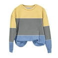 thumbnail image 2 of Women's Fashion Casual Printed Long Sleeved Round Neck Sweatshirt Blouse, 2 of 3