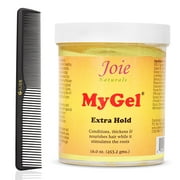 Joie Naturals My Gel Hair Gel Set with Styling Comb - Hair Styling Gel - Hair Gel for Women and Men - Moisturizing Formula withwith Plant Oils and Herbal Extracts  Curly Hair Gel for Twists, Braids a