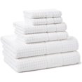thumbnail image 1 of Serviette de Hammam Kassatex, Blanche, Ensemble de 6, 1 of 2