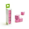 4 Piece A La Carte - Cubes - Tegu Pink