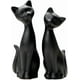 thumbnail image 1 of Black Cat Statue, Home Decor Mini Cat Figurines, Room Decor Matt Ceramic Small Cat Figurine, Give Cat Figurines For Cat, 1 of 5