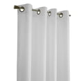 thumbnail image 4 of Commonwealth Thermavoile Rhapsody Lined European Voile Grommet Panel - 54x84" - White, 4 of 5