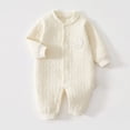thumbnail image 2 of Mercatoo Long Sleeve Onesi1 for Baby Boy Girl Moon Star Embroidery Going Home Outfit Infant Spring Warm Jumpsuit Soft Rompe1, 2 of 9