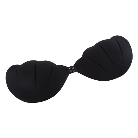 

Women Shell-Shaped Nipple Cover Strapless Invisible Silicone Bra Front Closure/Bandage Backless Sticky Push Lift Up Breast Stickers Underwear