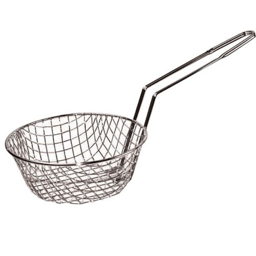 Winco MSB08 8 in Round Fryer Basket