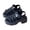 A93-Black, variant on Caqnni Girls Heels Dress Shoes Flats Size 12 Girl's Flat Sandals Strap Slip Leather Footbed Sandals Black Girls Heels Dress Shoes Flats