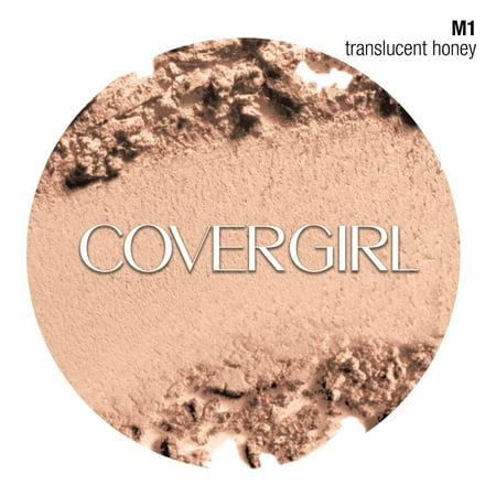 COVERGIRL TruBlend Mineral Pressed Powder, Translucent Honey, 0.44 oz