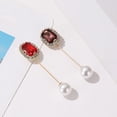 thumbnail image 1 of IFANLANDOR 2Pcs Women Brooch Decorative Alloy Scarf Pin Elegant Design Assorted Color Suit Accessory, 1 of 6
