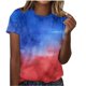 thumbnail image 1 of Tops Cortos para Mujeres Retro Impreso Cuello Redondo Manga Corta, Camiseta Casual para Uso Diario Y de Fiesta, 1 of 3