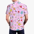 thumbnail image 2 of Saiise Sanrio Bw Mens Golf Shirt Moisture Wicking Dry Fit Mens Polo Shirts Dry Fit Performance Men's Golf Shirts Regular Fit Fashion Print, 2 of 7