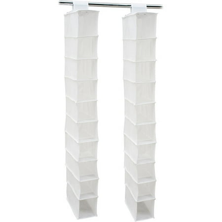 Mainstays 2pk 10-Shelf Organizer