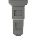 thumbnail image 2 of Ekena Millwork 4"W x 4 3/4"D x 8"H Small Reyes Wood Vintage Decor Corbel, Pebble Grey, 2 of 6